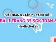 Bài 1 trang 35 Toán 8 Tập 2 Chân trời sáng tạo: Phương Trình Biểu Diễn Cân Bằng